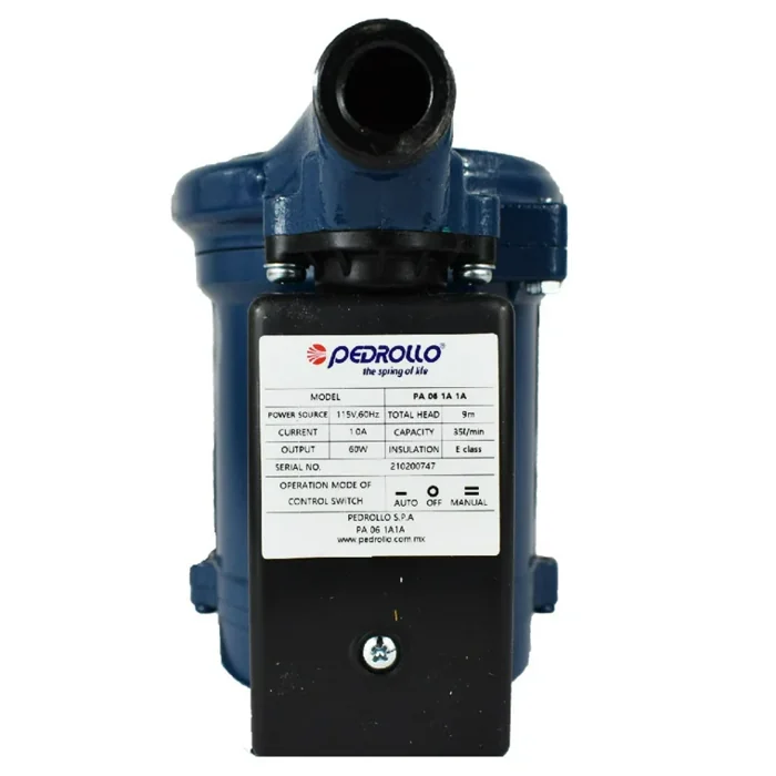 Ver Bomba presurizadora Pedrollo PA 06 1A 1A de 60 W