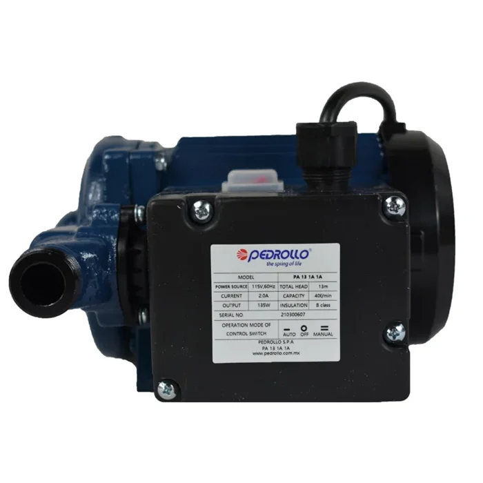 Ver Bomba presurizadora Pedrollo PA 13 1A 1A de 135 W