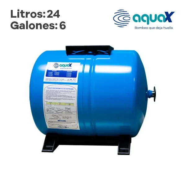Ver Tanque hidroneumático AQUAX SPTB-24H de 6 galones